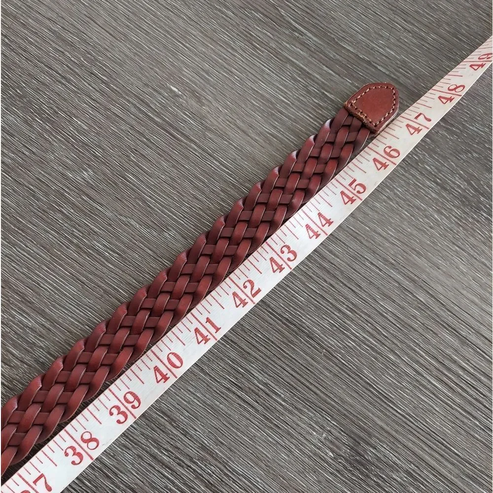 Old Navy Brown Woven Braided Belt XL-XXL